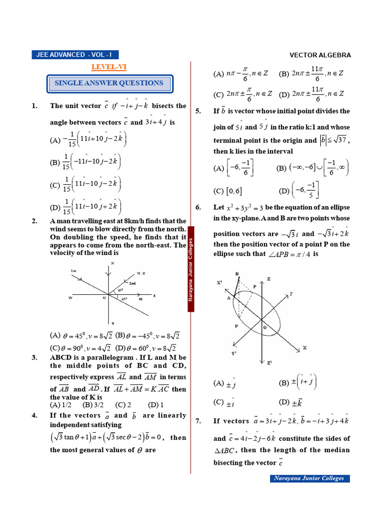 XII - Maths - Chapter 9 - VECTOR ALGEBRA PART-3 - LEVEL-6 (11.03.2015 ...