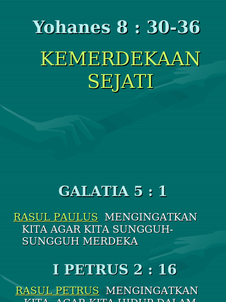 Kemerdekaan Sejati | PDF