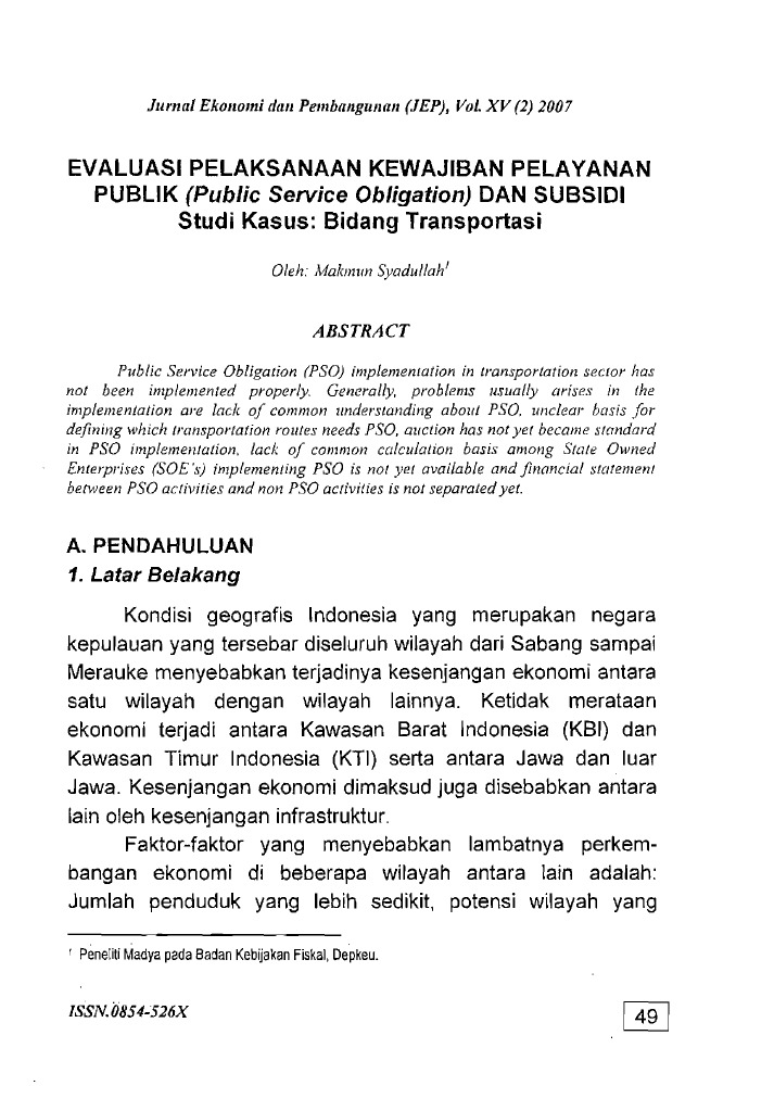 Subsidi