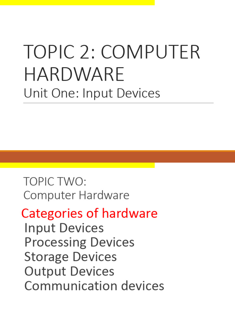 s.2 Computer Input Computer Hardware 18 | PDF | Optical Character ...