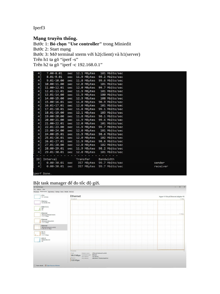 Iperf 3 | PDF