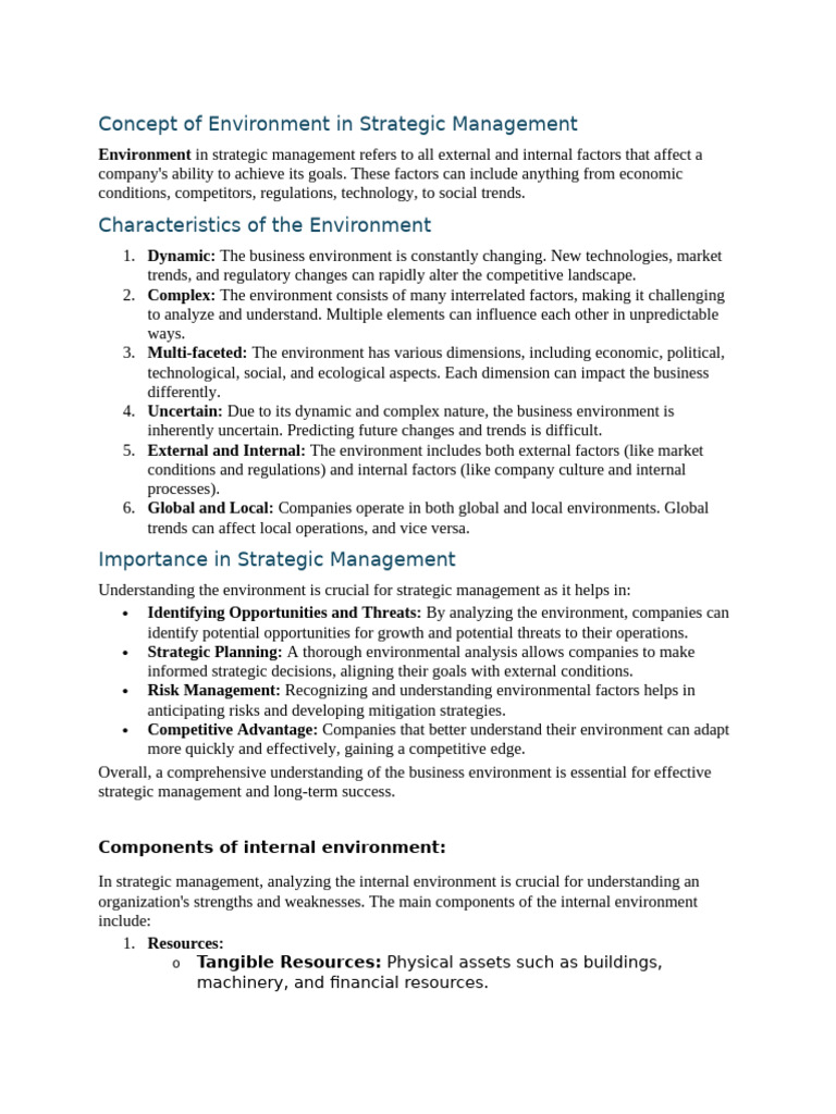 Strategic Management Module - 2 | PDF | Cost Of Living | Strategic ...