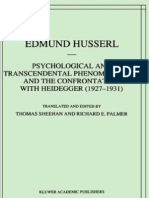 Phi Husserl Phenomenology