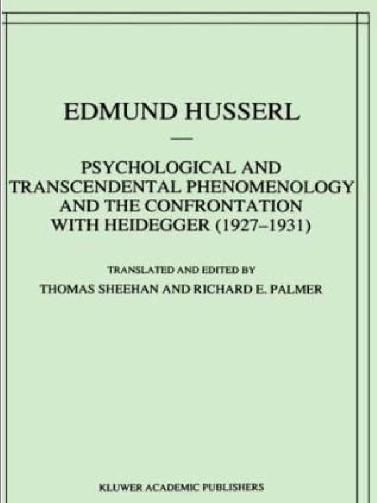 Phi Husserl Phenomenology | PDF | Phenomenology (Philosophy) | Edmund ...