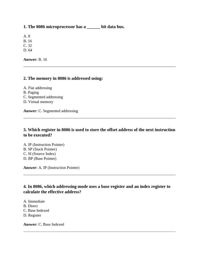 MPMC CSE Unit 1 MCQ | PDF