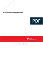 AN-237 Convolution: Digital Signal Processing: Literature Number: SNAA080