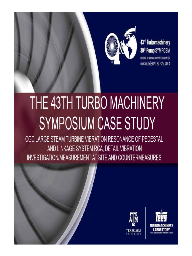 Steam Turbine Vibration Analysis Case Study | PDF | Mechanical ...