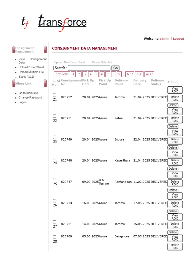 Consignment Data Management System | PDF | Spreadsheet Software