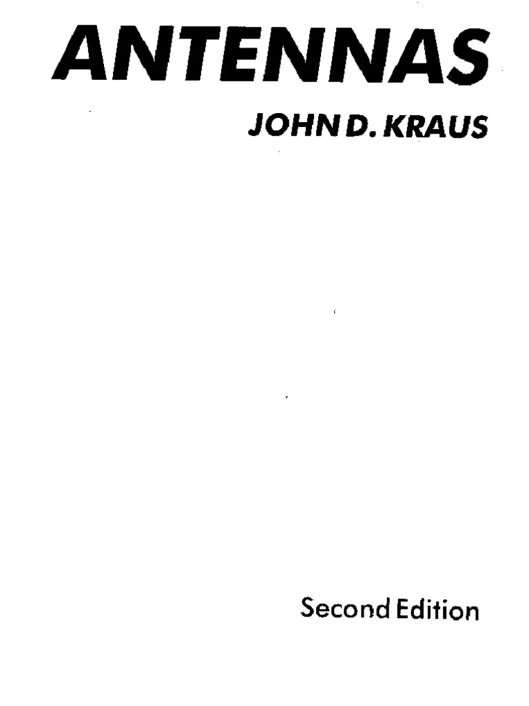 Kraus Antennas PDF