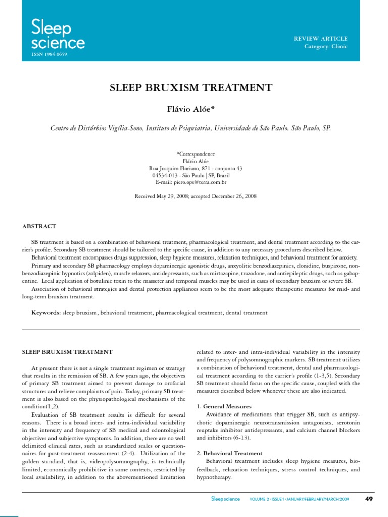 SleepScience Vol2 Iss01 08 | PDF | Antidepressant | Medical Treatments