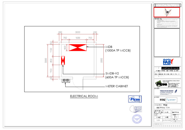 MDB and SMDB Electrical Drawings Guide | PDF