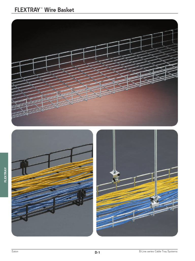 Flextray Wire Basket | PDF | Stainless Steel | Electrical Conductor