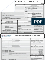 Chuleta - SEO Web Developer Cheat Sheet