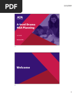AQA Statement of Dramatic Intent 2024 Filled | PDF | Anxiety | Mental ...