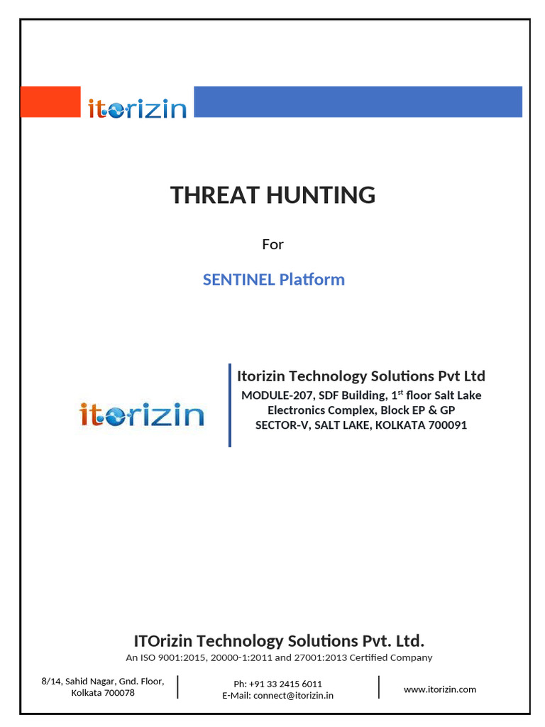 Threat Hunting Guide for SENTINEL Platform | PDF | Security | Computer ...
