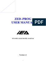 Zed-Prog User Manual: İstanbul Elektronik Anahtar