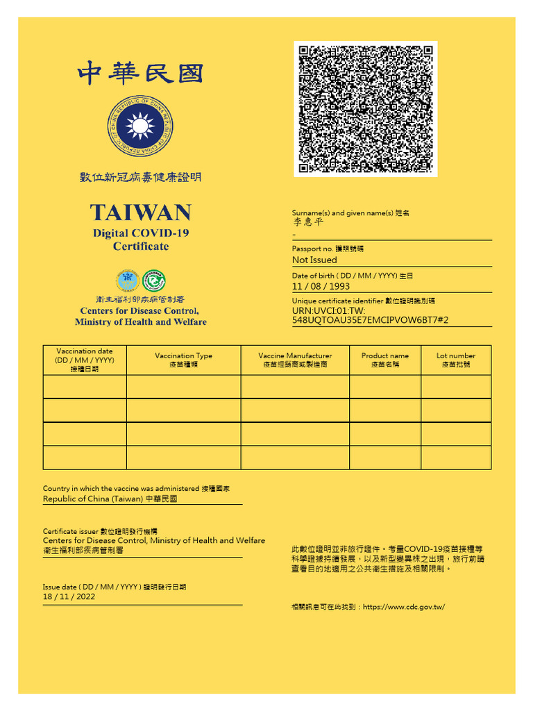 COVID-19 Vaccination Certificate Details | PDF | Vaccines | Global Health