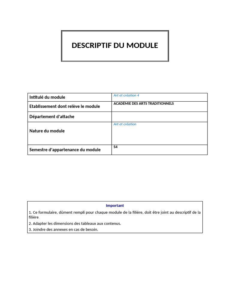 Module Art et Création 4 : Design et Artisanat | PDF | Conception | Dessin
