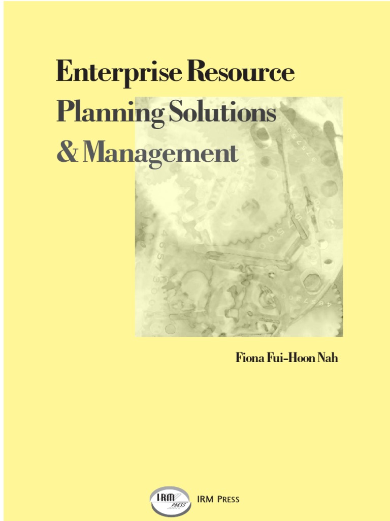 Enterprise Resource Planning Solutions and Management | PDF ...