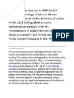 Ramanujan Was Awarded in 1916 The B