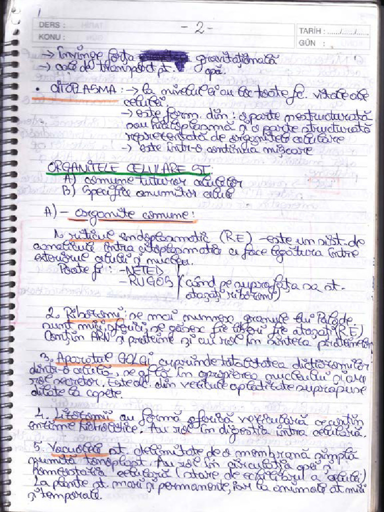 Biologie - Lectii | PDF