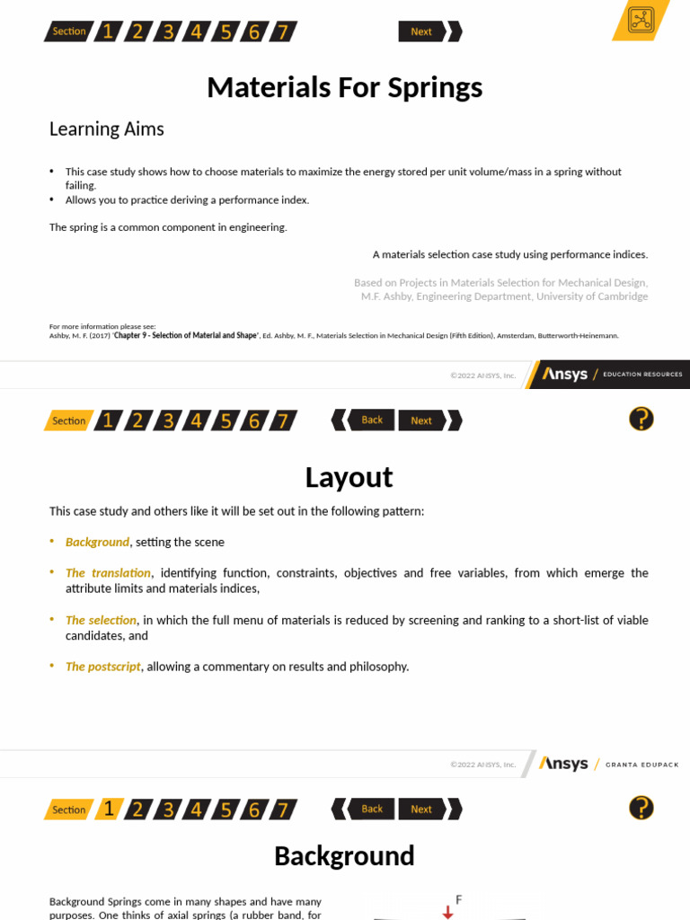 Interactive Case Study Materials For Springs CASSPREN22 | PDF ...