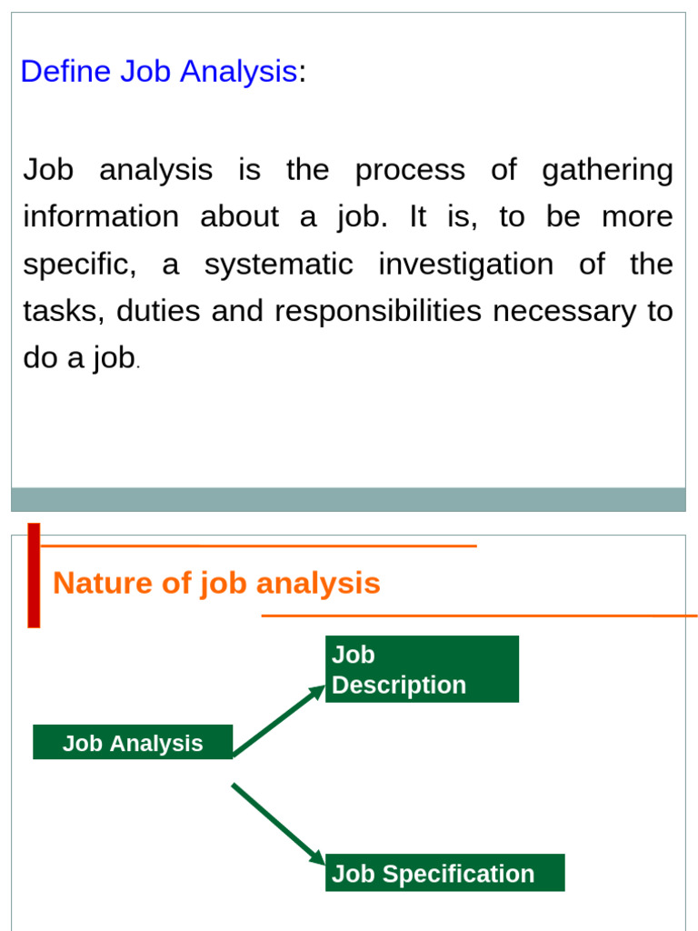 Comprehensive Guide to Job Analysis | PDF | Organizational Behavior ...