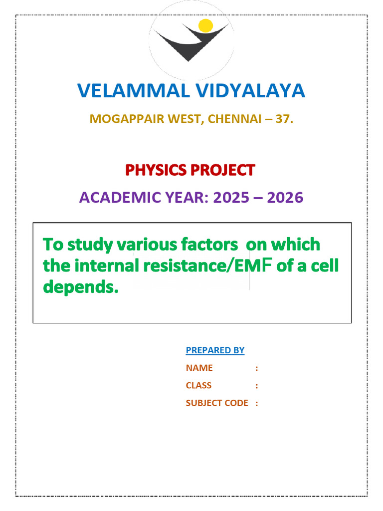 Acknowledgement for Physics Project | PDF