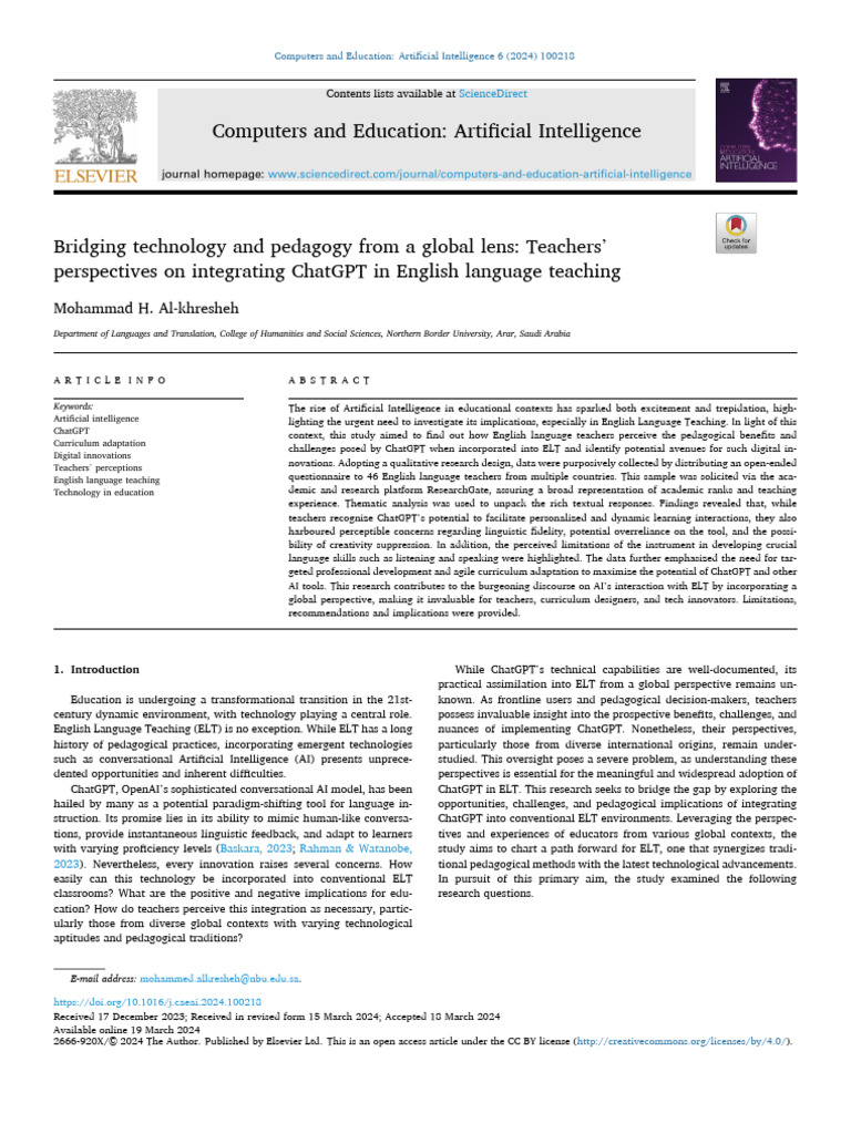 Bridging Technology and Pedagogy From A Global Lens - Teachers ...
