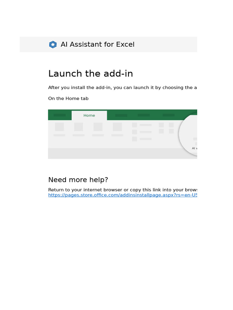 AI-Assistant-for-Excel | PDF
