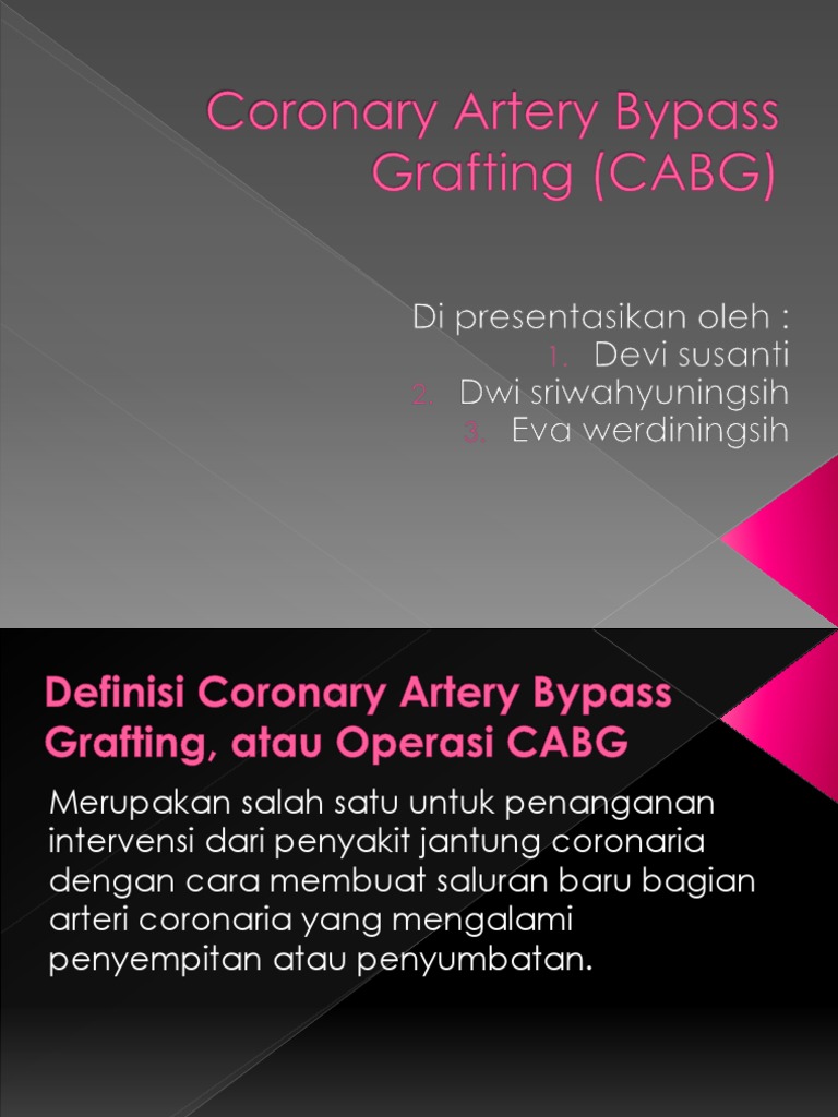 Prosedur dan Persiapan CABG Jantung | PDF | Sains & Matematika