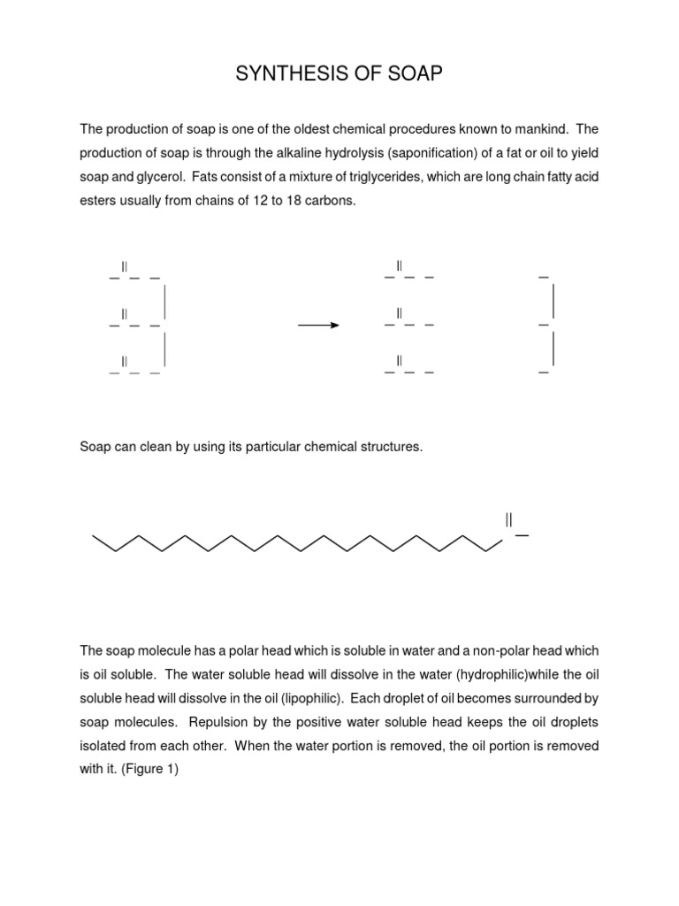 Soap Production and Saponification Process | PDF | Soap | Sodium