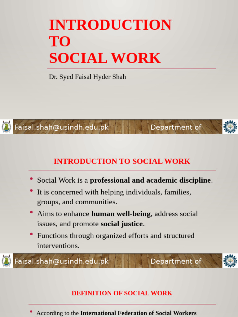 Overview of Social Work Principles | PDF | Social Work | Social Exclusion