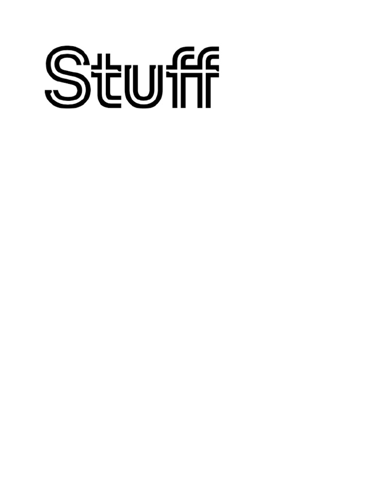 Stuff Pdf