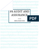 F8 Audit and Assurance: Abdul Majid Khan