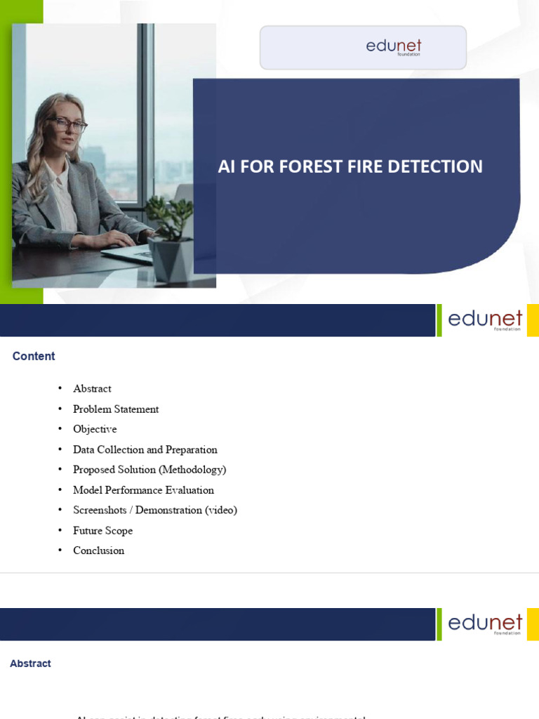 AI-Driven Forest Fire Detection System | PDF | Data Analysis ...
