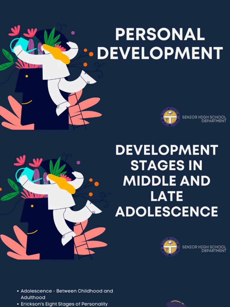 Lesson 4 Development Stages in Middle and Late Adolescence | PDF