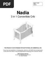 AFG Nadia Crib Assembly Instructions