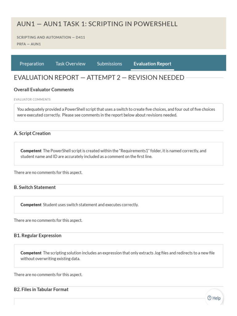 PowerShell Scripting Evaluation Report | PDF | Computing | Computer ...