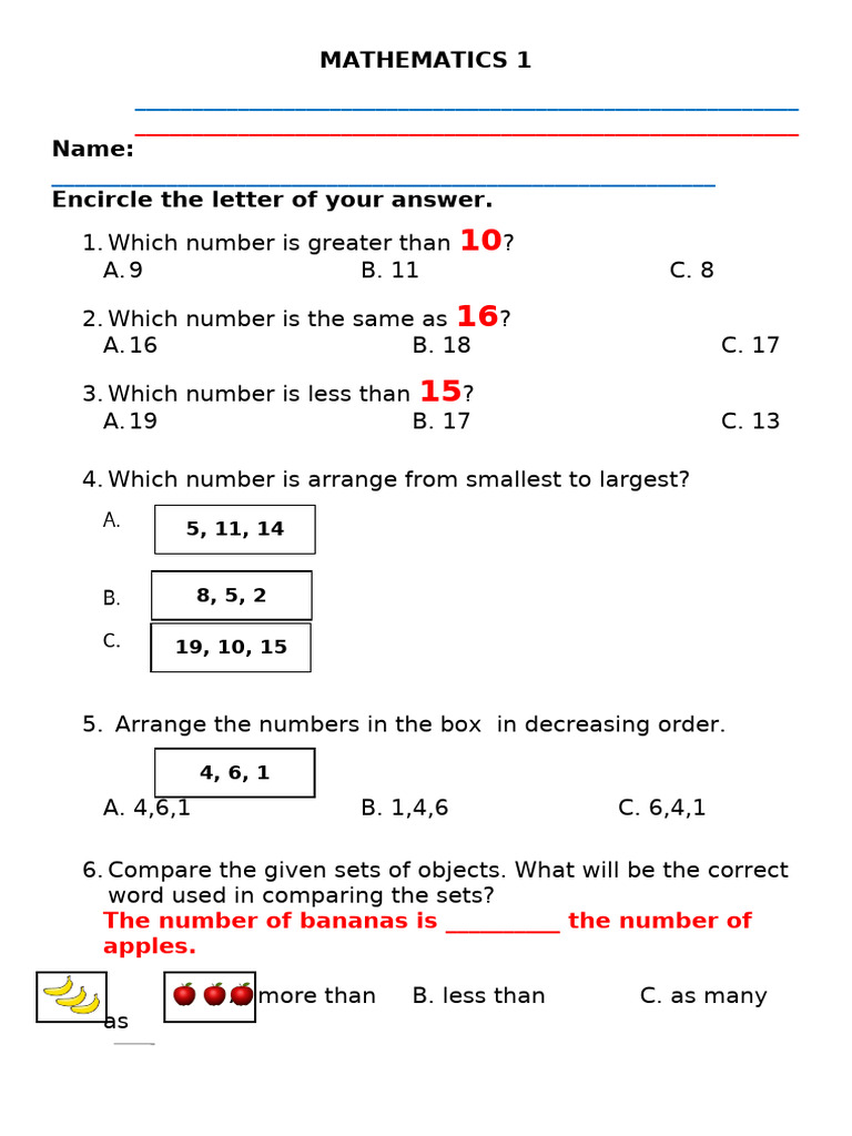 Basic Mathematics Practice Questions | PDF