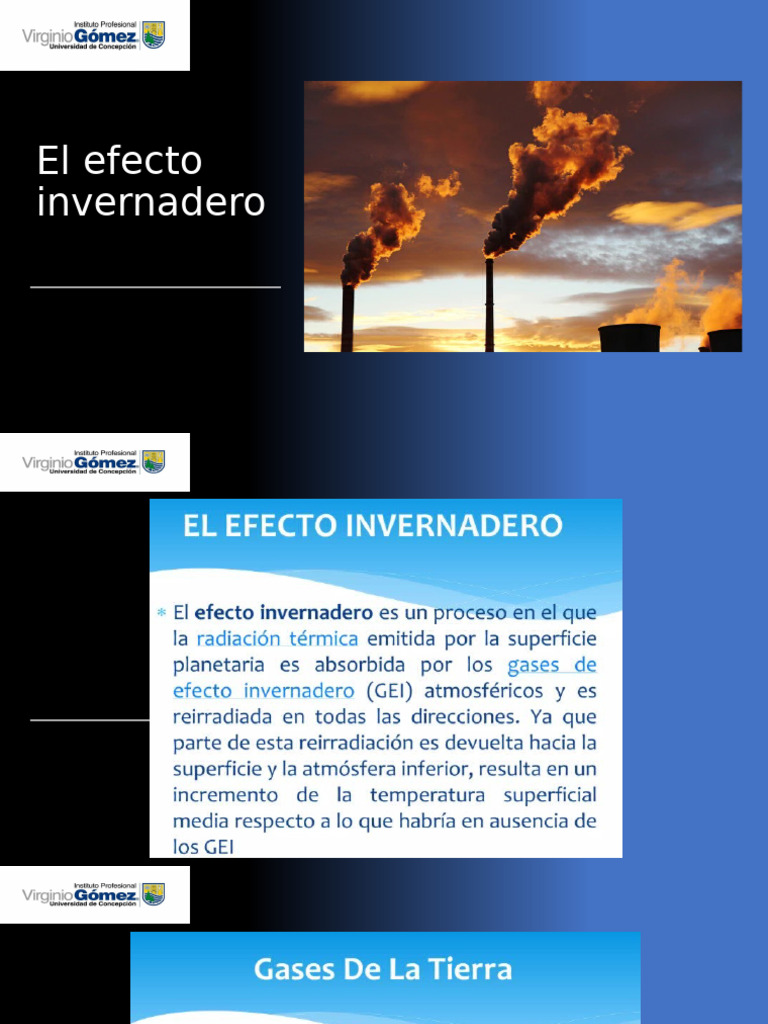 1 El Efecto Invernadero y Calentamiento Global SEMANA 1 | PDF