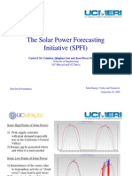 SPFI solar power forecasting initiative