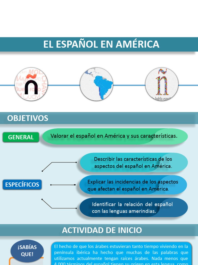 Características del Español en América | PDF | Lengua española ...