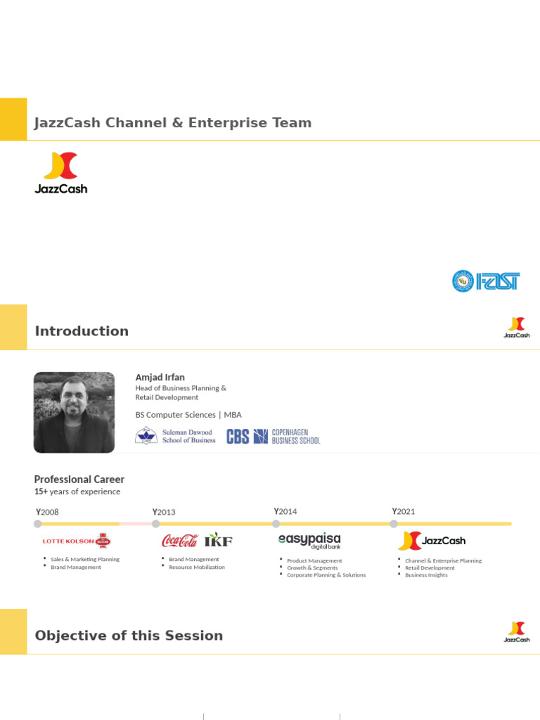 Amjad Irfan FAST Lecture - Fintech Sales & Distribution | PDF | E ...