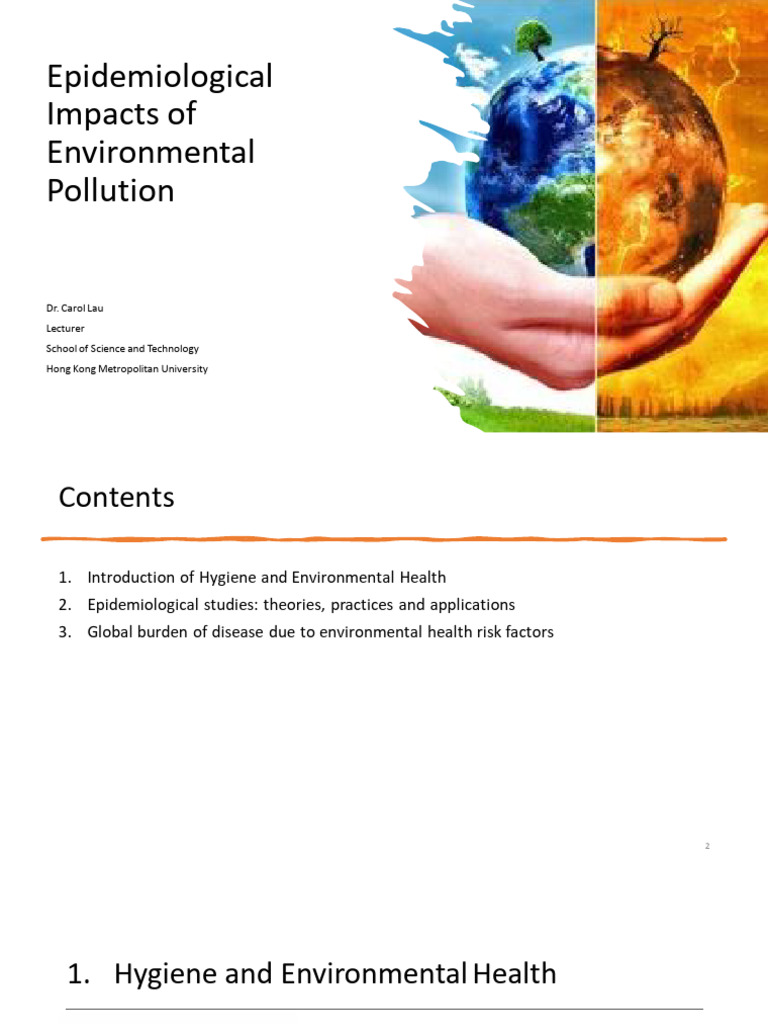 Environmental Pollution and Health Impact | PDF | Epidemiology | Cohort ...