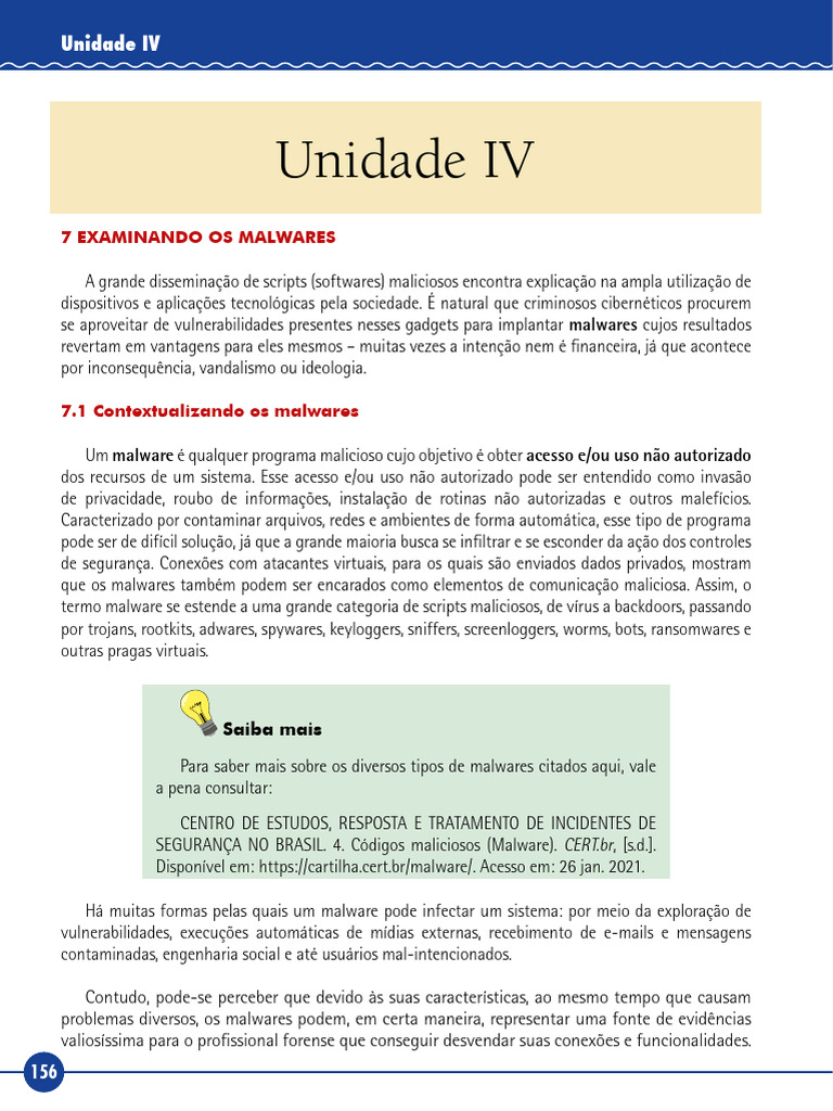 Análise e Identificação de Malware | PDF | Criptografia | Malware