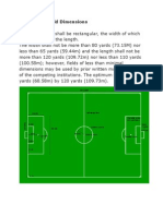 The Soccer Field Dimensions