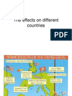 The Effects On Different Countries