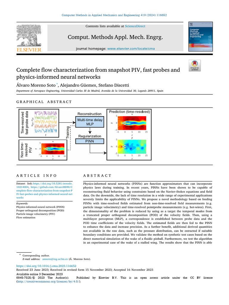 2024 Complete Flow Characterization From Snapshot PIV, Fast Probes and ...