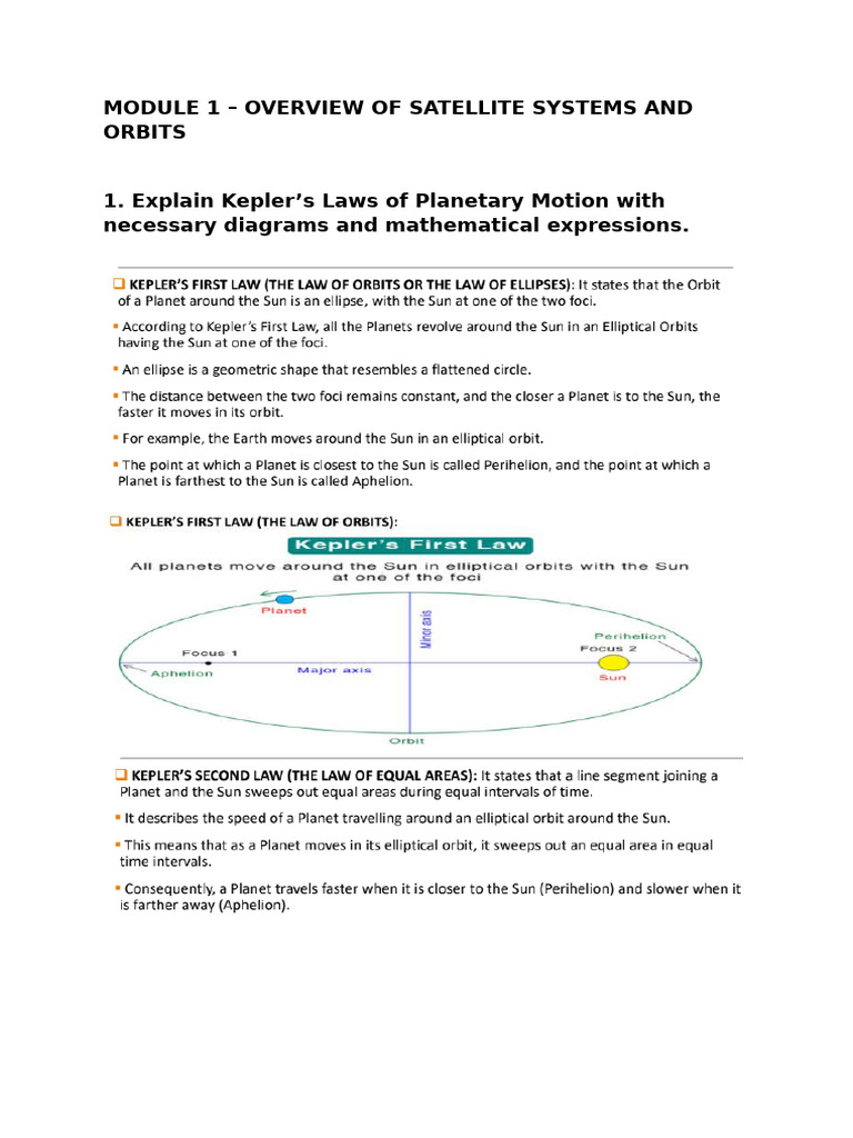Satellite Systems and Communication Overview | PDF